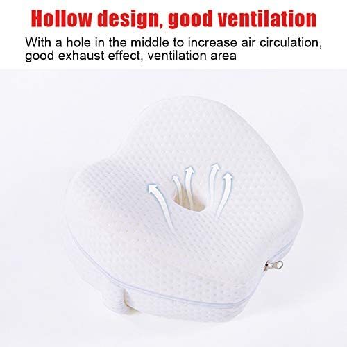 Knee Pillow - For Hip and Lower Back Pain Relief with Adjustable Strap