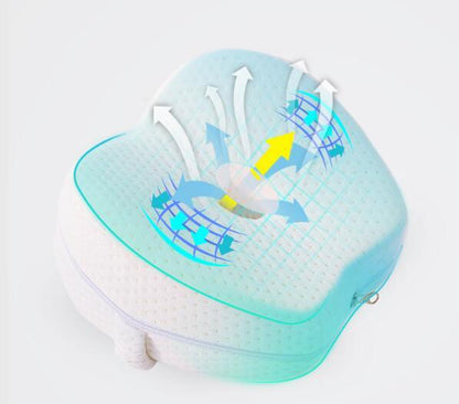 Knee Pillow - For Hip and Lower Back Pain Relief with Adjustable Strap